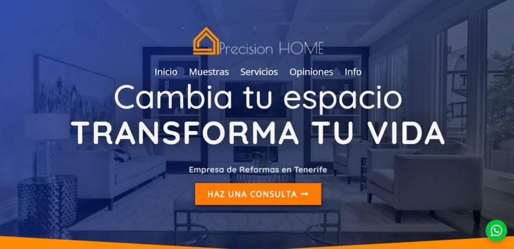 Precision HOME Custom Website