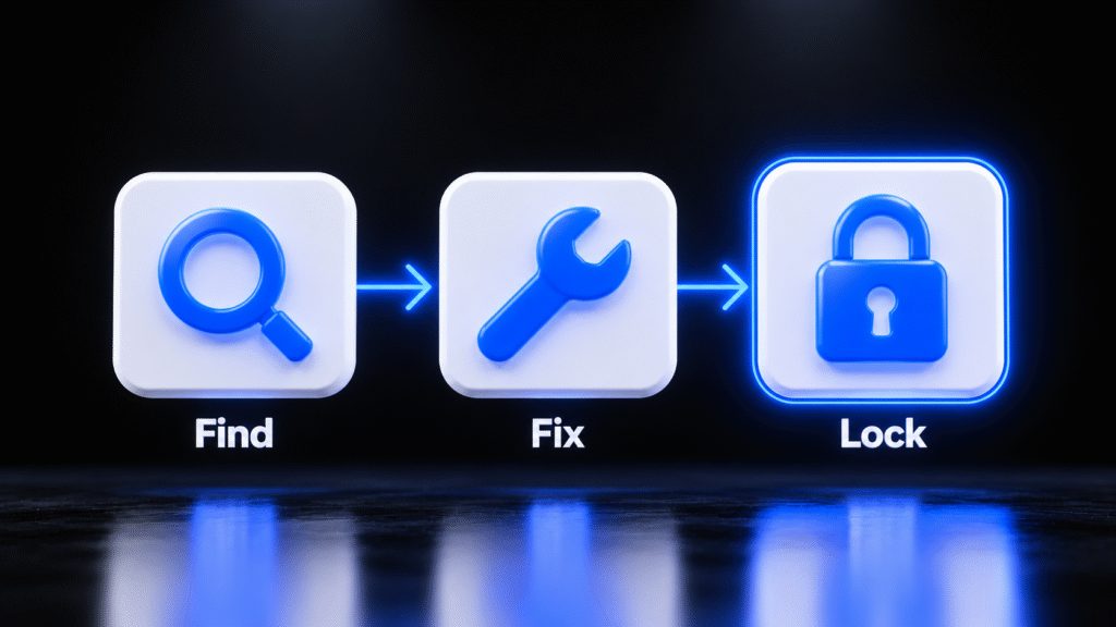 The three step listing audit: find, fix and lock your business listings